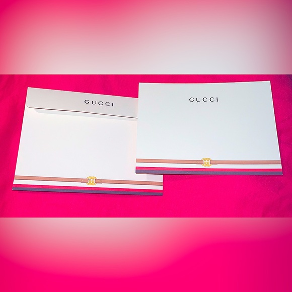 Gucci | Other | Gucci Blank Letter Card | Poshmark